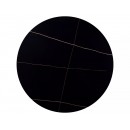 Стол обеденный SIGNAL RION черный/черный 90